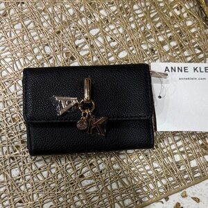Anne Klein Black Key & Card Holder